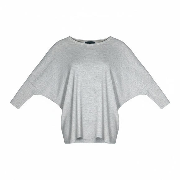White House Black Market Sweaters - White House Black Market Batwing Blouse Heather Beige Size Extra Small
